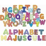 Vilac Dřevěné magnetky velká abeceda 56 ks – Zboží Dáma