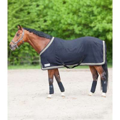 Waldhausen Fleecová deka Esperia Dvě tmavá modř smetanová – Sleviste.cz