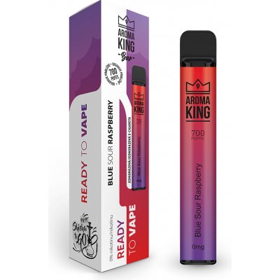 Aroma King Hookah Blue Sour Raspberry 0 mg 700 potáhnutí – Zboží Dáma