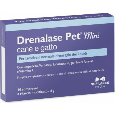 NBF Lanes drenalase pet Mini pes a kočka odvodnění tekutin 20 tbl – Hledejceny.cz