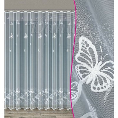 Záclona MOTÝLÍ RÁJ - 250 cm – Sleviste.cz