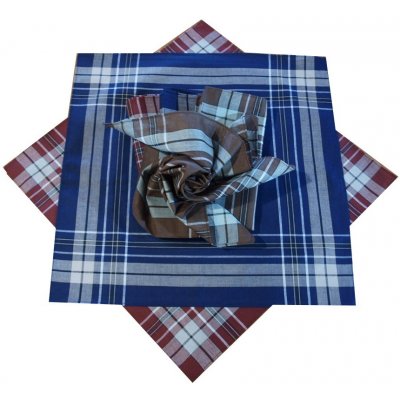 Etex Kapesníky bavlněné látkové tmavé – Zboží Dáma