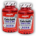 Amix 2x Calcium + Magnesium + Zinek 100 tablet – Hledejceny.cz