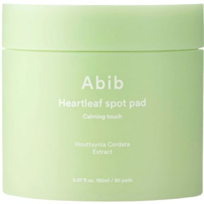 Abib Heartleaf Spot Pad Calming Touch zklidňující pleťové tampony 80 ks