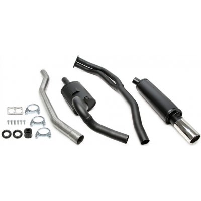 TA Technix sportovní výfuk Opel Kadett C Coupe GT/E 73 - 79, 1x 80 mm rovná nerezová koncovka s pertlem – Hledejceny.cz