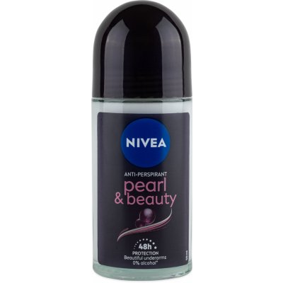 Nivea Pearl & Beauty Black roll-on 50 ml – Zboží Mobilmania