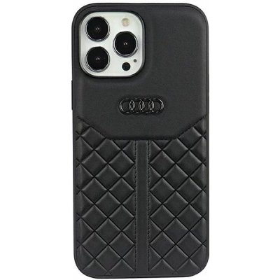 Pouzdro Audi Genuine Leather iPhone 13 Pro Max černé