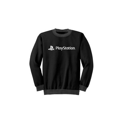 Playstation Logo Long černá tričko s dlouhým rukávem