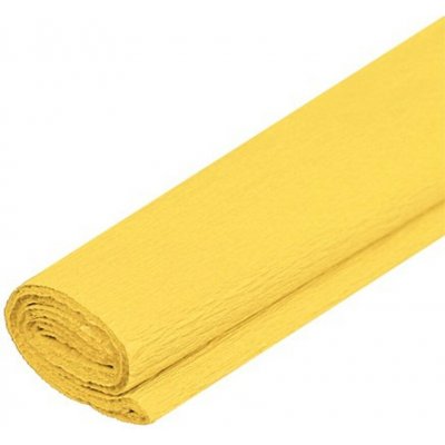 Junior - krepový papír 50 × 200 cm, žlutý – Sleviste.cz