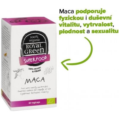 Royal Green Bio Maca 60 kapslí – Zboží Mobilmania