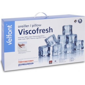 Velfont Termoregulační polštář z viskoelastycké pěny VISCOFRESH OUTLAST 50x70