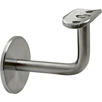 Držák madla na stěnu na trubku ø 42,4 mm bez děr, zadní vnitřní závit M8, broušená nerez K320 / AISI304 – Sleviste.cz