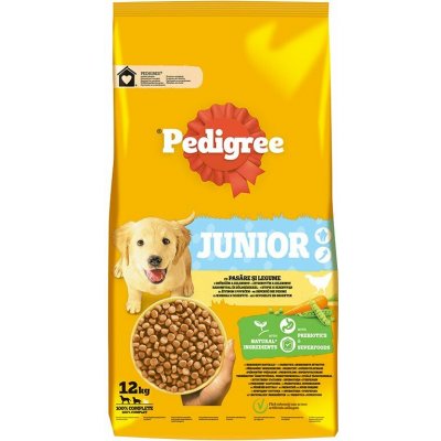 Pedigree Junior s drůbežím masem a zeleninou 12 kg – Hledejceny.cz