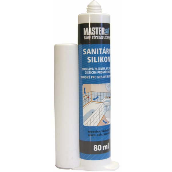  MASTERSIL Sanitární silikon 80g bílý