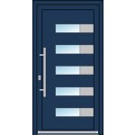 OknaDvereNaMiru.cz Vchodové dveře INOX 2002-A bílá 105 x 205 cm – Zboží Mobilmania
