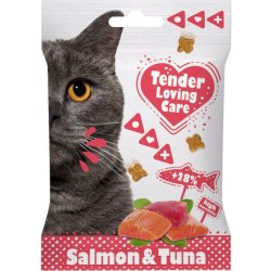 Duvo+ Tender Loving Care Cat pamlsek losos tuňák 50 g