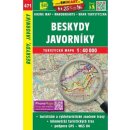 Beskydy Javorníky turistická mapa 1:40 000