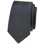 Avantgard Kravata Slim 551-3012 šedá – Zboží Dáma