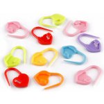 Špendlík spínací na pletení srdce 14x24 mm označovač (1ks) – Sleviste.cz