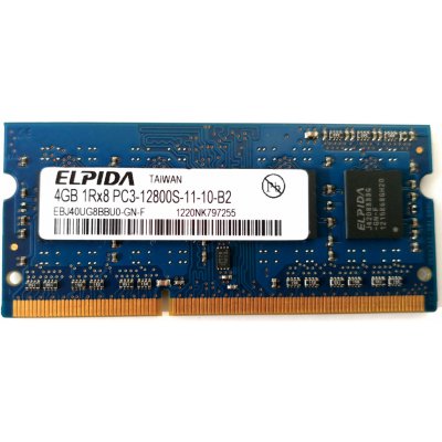 Elpida SODIMM DDR3 4GB 1600MHz EBJ40UG8BBU0-GN-F – Sleviste.cz