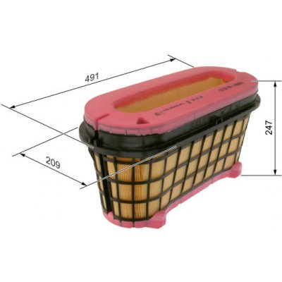 Vzduchový filtr BOSCH F 026 400 683 – Hledejceny.cz