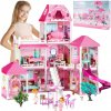Majlo Toys XXL domeček pro panenky Luxury Villa s příslušenstvím + 2 panenky