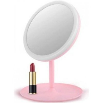Carla CARL3R stolní dívčí kosmetické zrcadlo Elli růžové – Zboží Mobilmania
