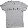 Pánské tričko s potiskem Friends tričko Friends Logo Heather Grey