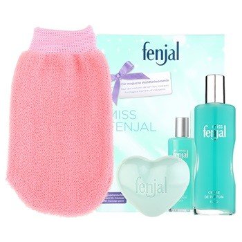 Fenjal Miss Classic tělová emulze 100 ml + mýdlo 90 g + masážní rukavice dárková sada