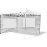 Garthen 2485 Zahradní párty stan nůžkový 3x3 m bílý + 4 boční stěny – Zboží Dáma