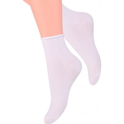 Steven dámské ponožky art.115 bílá – Zboží Mobilmania