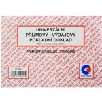 Baloušek Tisk PT060 universální příjmový, výdajový pokladní doklad, A6 ,samopropisovací – Zboží Živě