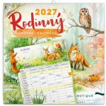 NOTIQUE Rodinný plánovací Animalium 30 × 30 cm 2027 – Zboží Mobilmania