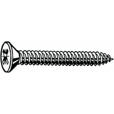 Samořezný šroub se zápustnou hlavou s křížovou drážkou Pozidriv DIN 7982 C-Z Nerezocel A2 ST2,2X9,5MM – Sleviste.cz