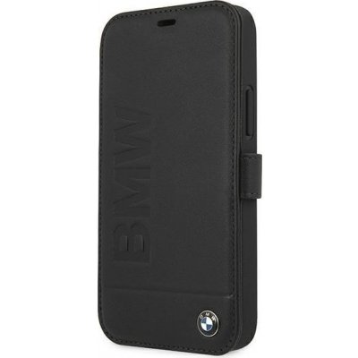 Pouzdro Knížkové BMW BMFLBKP12SSLLBK iPhone 12 Mini 5.4" černé book Signature – Zboží Mobilmania