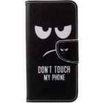 JustKing flipové Don't touch my phone Huawei P20 Pro - černé – Zboží Mobilmania