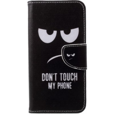 JustKing flipové Don't touch my phone Huawei P20 Pro - černé – Zboží Mobilmania