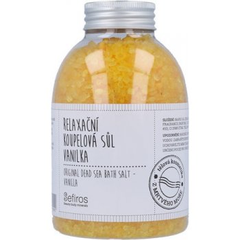 Sefiros Relaxační koupelová sůl Vanilka Original Dead Sea Bath Salt 500 g