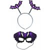 Karnevalový kostým RAPPA Čelenka netopýr s maskou pro