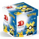 RAVENSBURGER 3D Puzzleball Pokémon Quick Ball 54 ks – Zboží Mobilmania