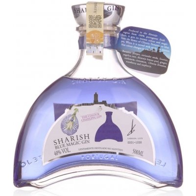 Sharish Blue Magic gin 40% 0,5 l (holá lahev) – Sleviste.cz
