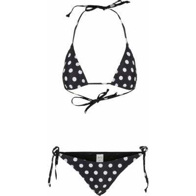 Urban Classics bikiny s třešňovým nebo melounovým vzorem polkadots black