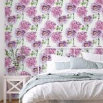 VaryPaper Pivoňka samolepicí Vintage růžová květinová tapeta 44,5cmx800cm Role Vinyl Paper – Sleviste.cz