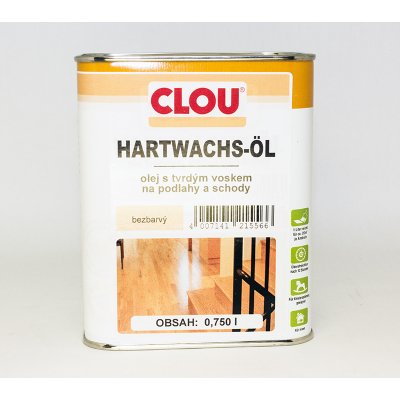 Clou HARTWASCH-ÖL (Olej s tvrdým voskem) bezbarvý 750 ml – HobbyKompas.cz