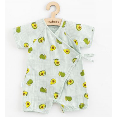 Kojenecký letní mušelínový overal New Baby Avocado – Hledejceny.cz