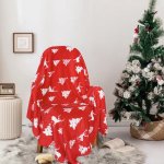 TiaHome Vánoční deka Christmas červená 200x230 – Zboží Mobilmania