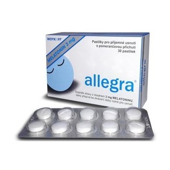 Woykoff Melatonin allegra 3 mg 30 pastilek