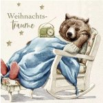 Ubrousek 33x33cm Medvídek – HobbyKompas.cz