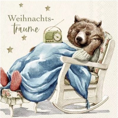 Ubrousek 33x33cm Medvídek – HobbyKompas.cz