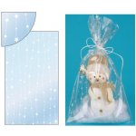 Anděl Dárkový sáček průhledný s hvězdičkami 20 x 35 cm – Zboží Živě